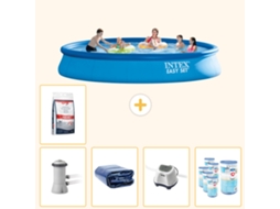Intex Piscina Easy Set Redonda - 457x84 Cm - 6-peças Scb56