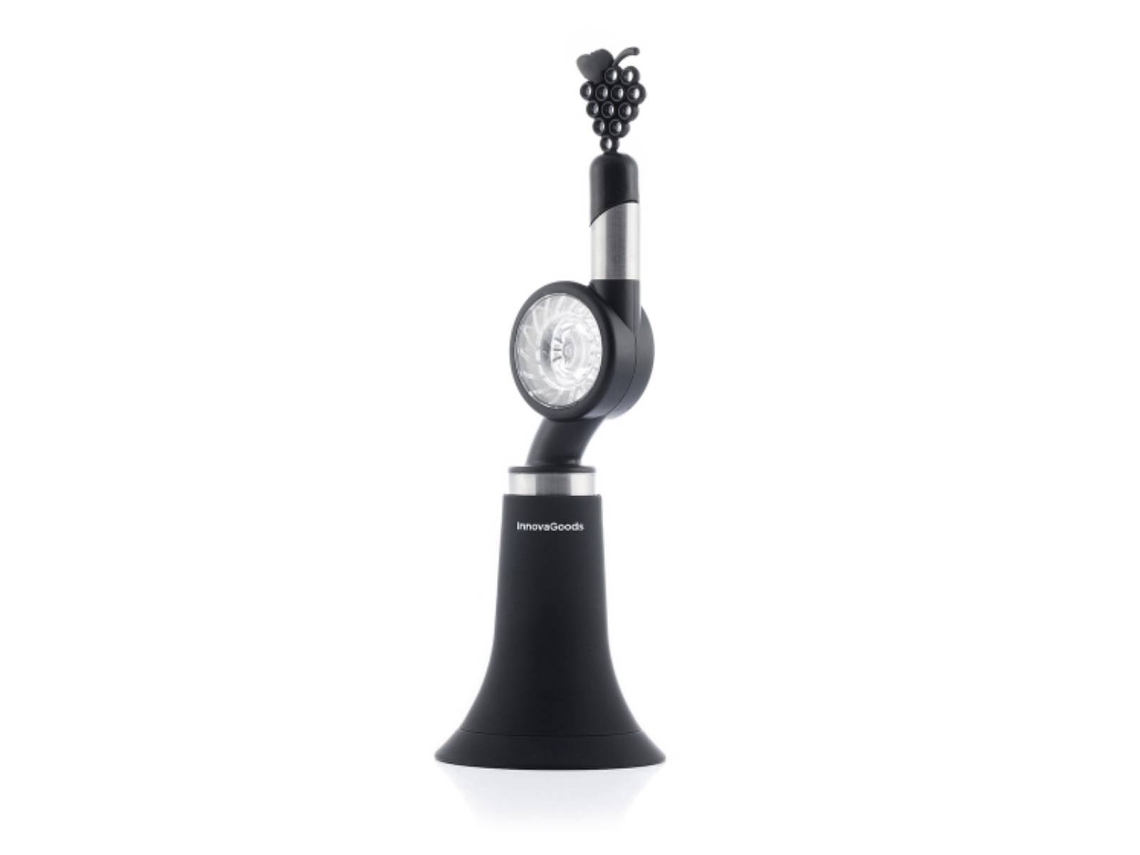 Acessórios De Vinho INNOVAGOODS Aerador De Vinho Com Moinho E Suporte De Vinho