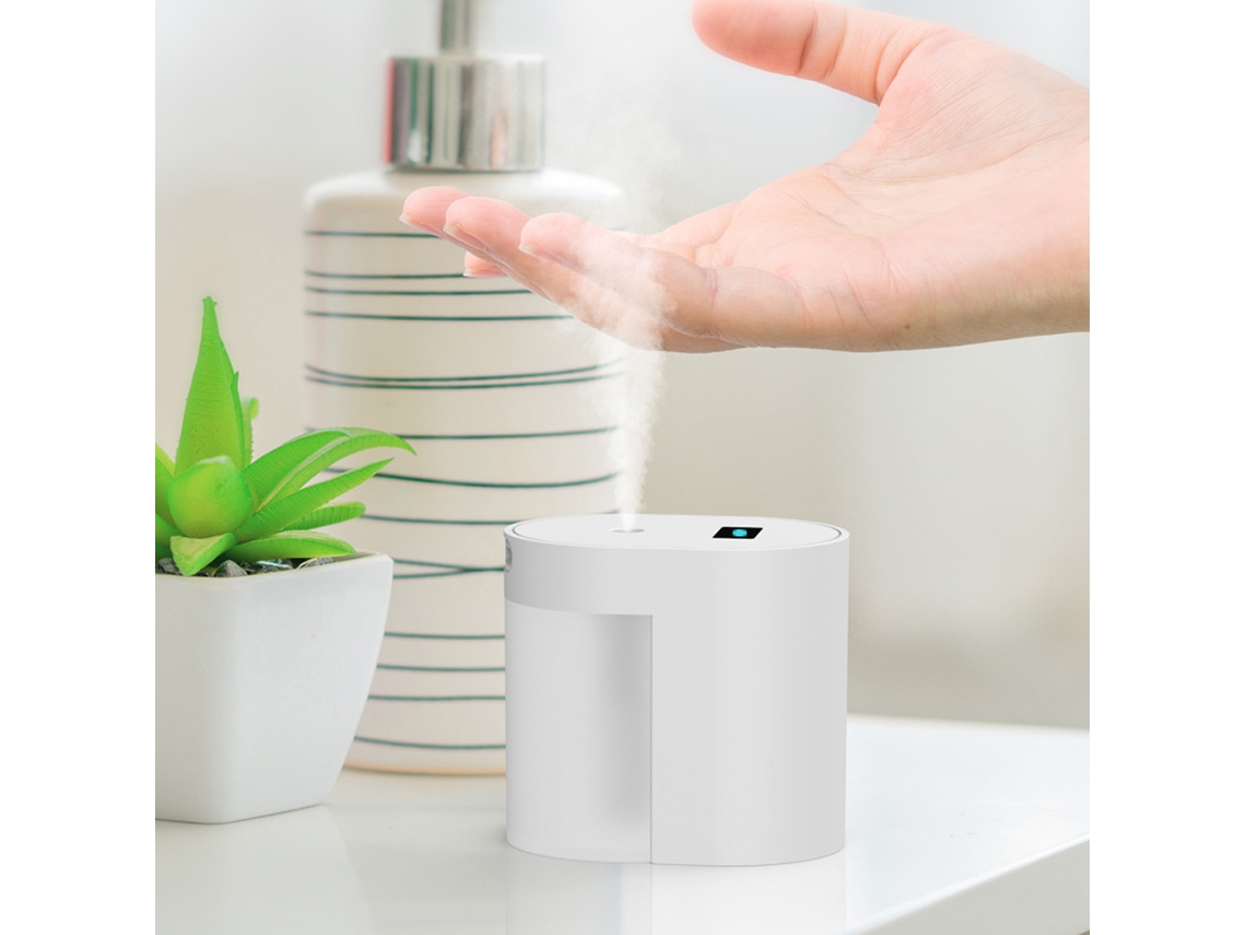 Dispenser De Álcool Para Mãos Laxiscreed Com Sensor Automático E Desinfecção Doméstica