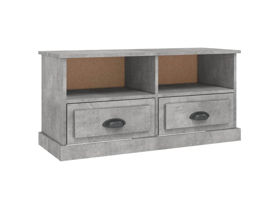 Cinzento Cimento MAISON EXCLUSIVE TV Móvel em Derivados Madeira (93x35,5x45 cm)