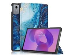 Capa De Couro Para Tablet Lenovo Tab Idea 11 / Xiaoxin Pad 2025 Custer Painted Com Suporte Triplo.