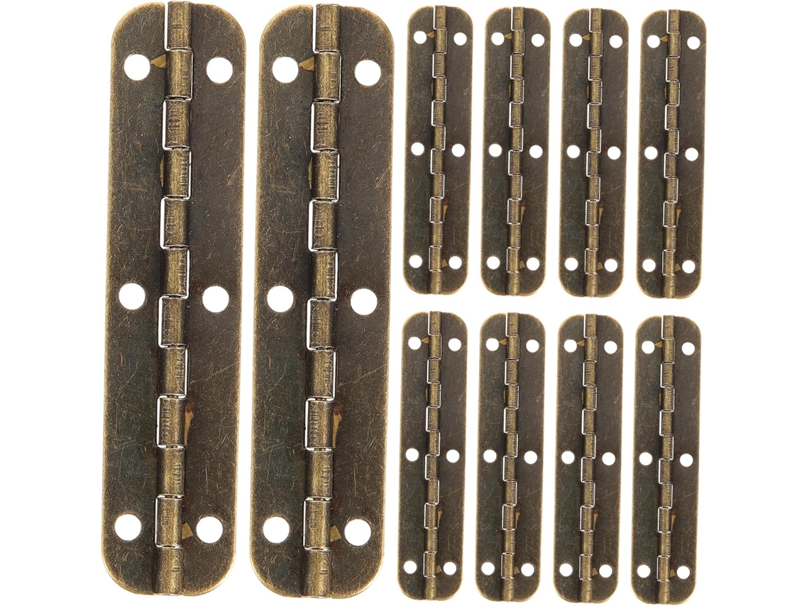 20 Peças De 150x10mm Para Piano, Longas Baú, 180°, Cobre Antigo,
