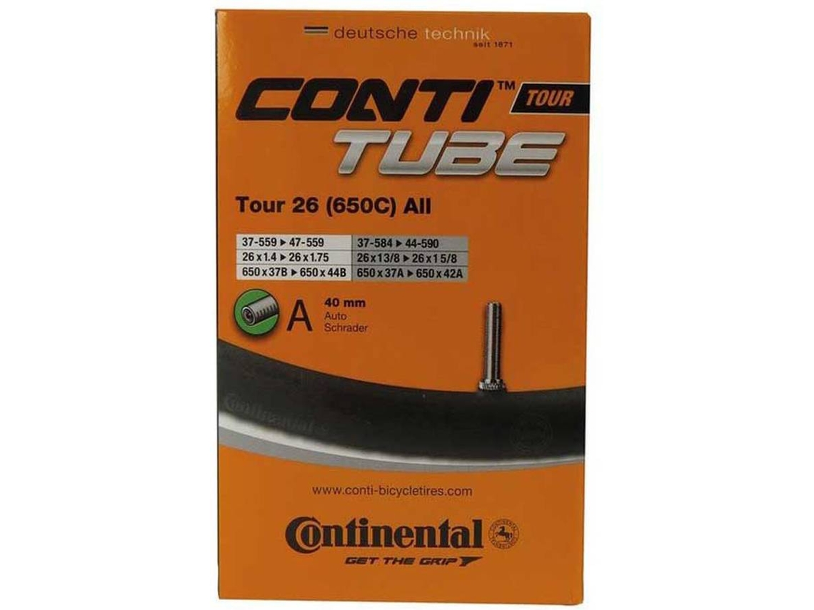 Câmaras de ar CONTINENTAL Tour Standard 40 Mm (26 - 650C´´)