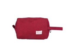 Bolsa De Higiene Feminina Bolsa De Armazenamento De Produtos De Higiene Para Viagem Bolsa De Barbear À Prova D'Água Vinho Tinto ZMDECQNA