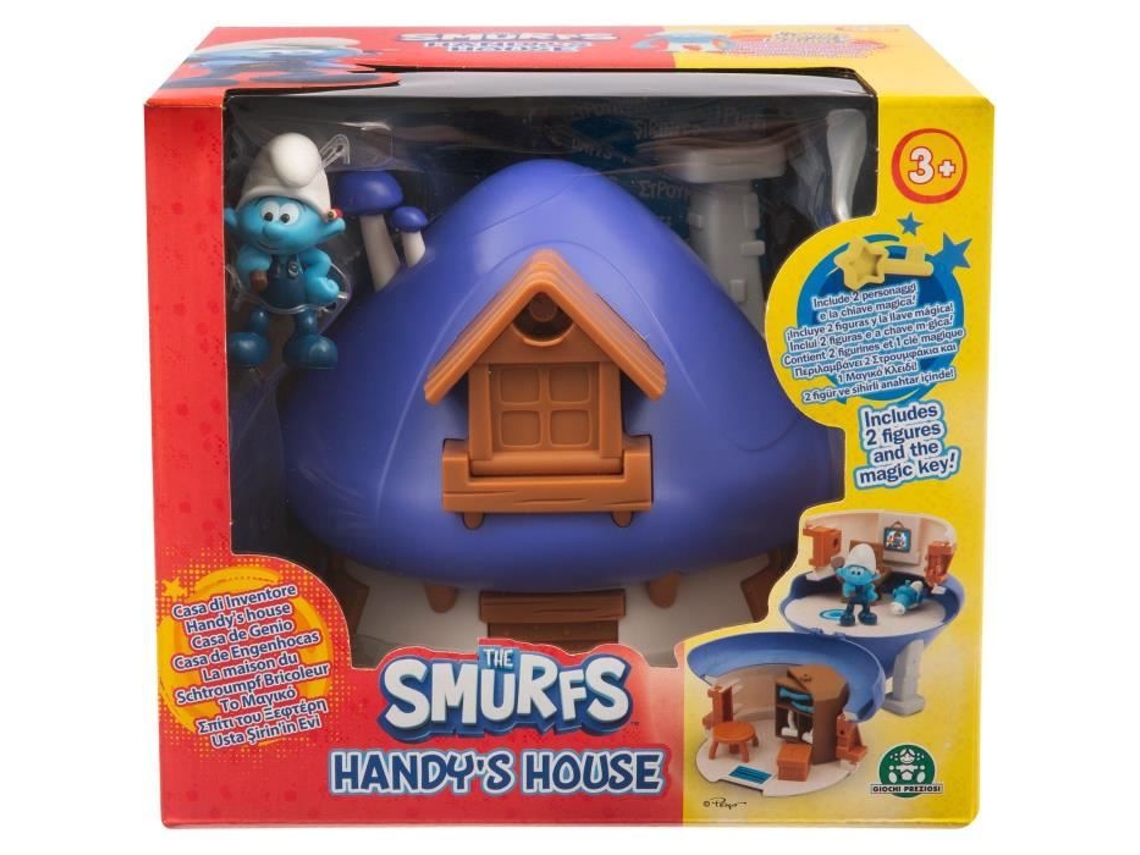 Casinha de brincar - GIOCHI PREZIOSI - Os Smurfs - Casa mágica com 1 estatueta e acessórios - a partir de 3 anos - PUF28
