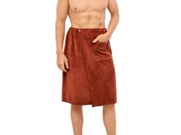 2026 toalla de Body Wrap para Hombre Sin Pelusas Absorbente Ligera Con Bolsillo Compatible Con Gimnasio Piscina Spa