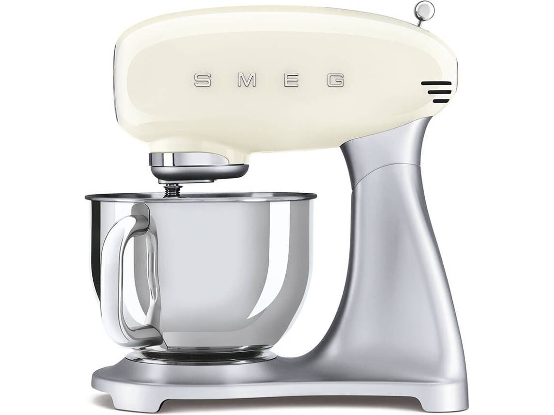Robô de Cozinha Taça SMEG Anni 50 SMF02CREU (Outlet Caixa Aberta - 4.8 L - 800 W - 5 Acessórios)