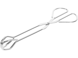 Pinça Para Churrasco Inoomp De 24cm Em Aço Inoxidável, Resistente Ao Calor E Fácil De Manusear, Ideal Para Refeições E