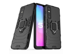 Para Vivo Y73s Pc Capa Protetora Tpu À Prova De Choque Com Suporte De Anel Magnético