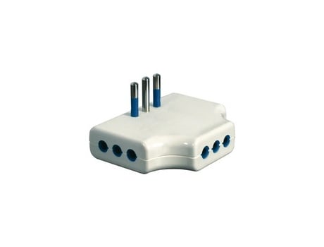 87250 G Adaptador de tomada elétrica tipo L Branco Garanti (it)