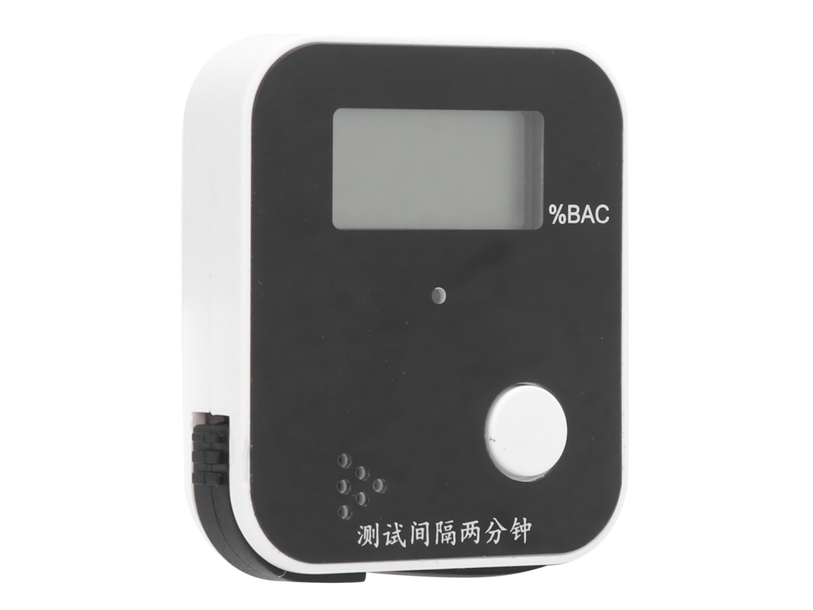 Detector De Álcool Bajo La Boca Portátil Jcw010 Analisador De Álcool Para Dirigir Preto