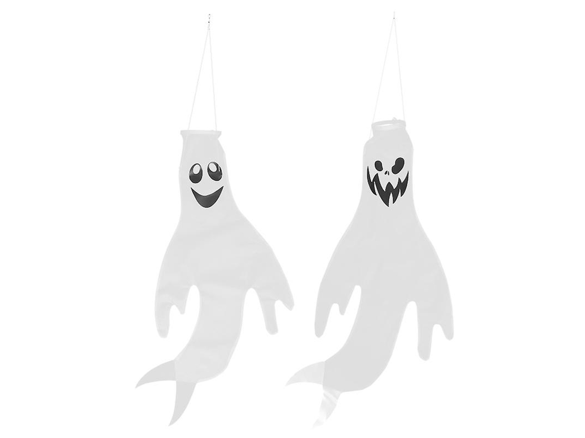 2Pcs Bandeira de Biruta de Halloween para Decorações de Halloween ALLINLESS