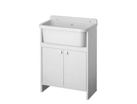 Unidade de Lavatório Exterior 55X34Cm 2 Portas Pancrazio 5001Pkc NEGRARI