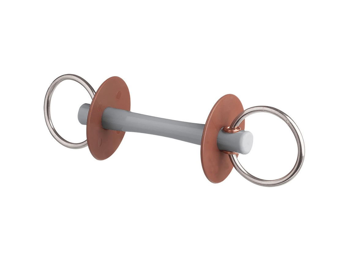 Suave Snaffle Comfort Bar 6 Cm Mordeu Prateado 140 Mmberis