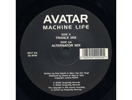Vinil Machine Life Dragonfly Records