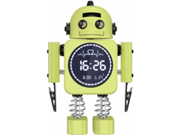 Relógio Despertador Digital Robot