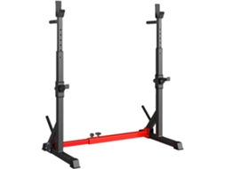 Suporte Para Agachamento, Multifuncional, Design Ajustã¡vel, Vermelho Oem