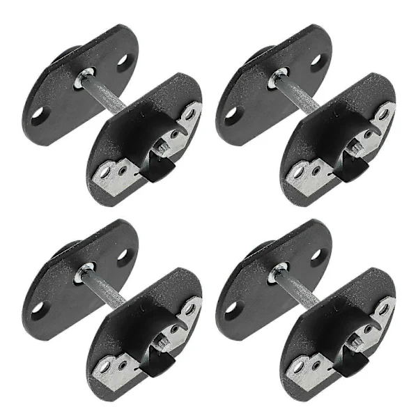/ea/4 Conjuntos De Conectores Para Sofá Modular, Conector De Móveis Com Pino, Fivela Preta, 7x5,5cm