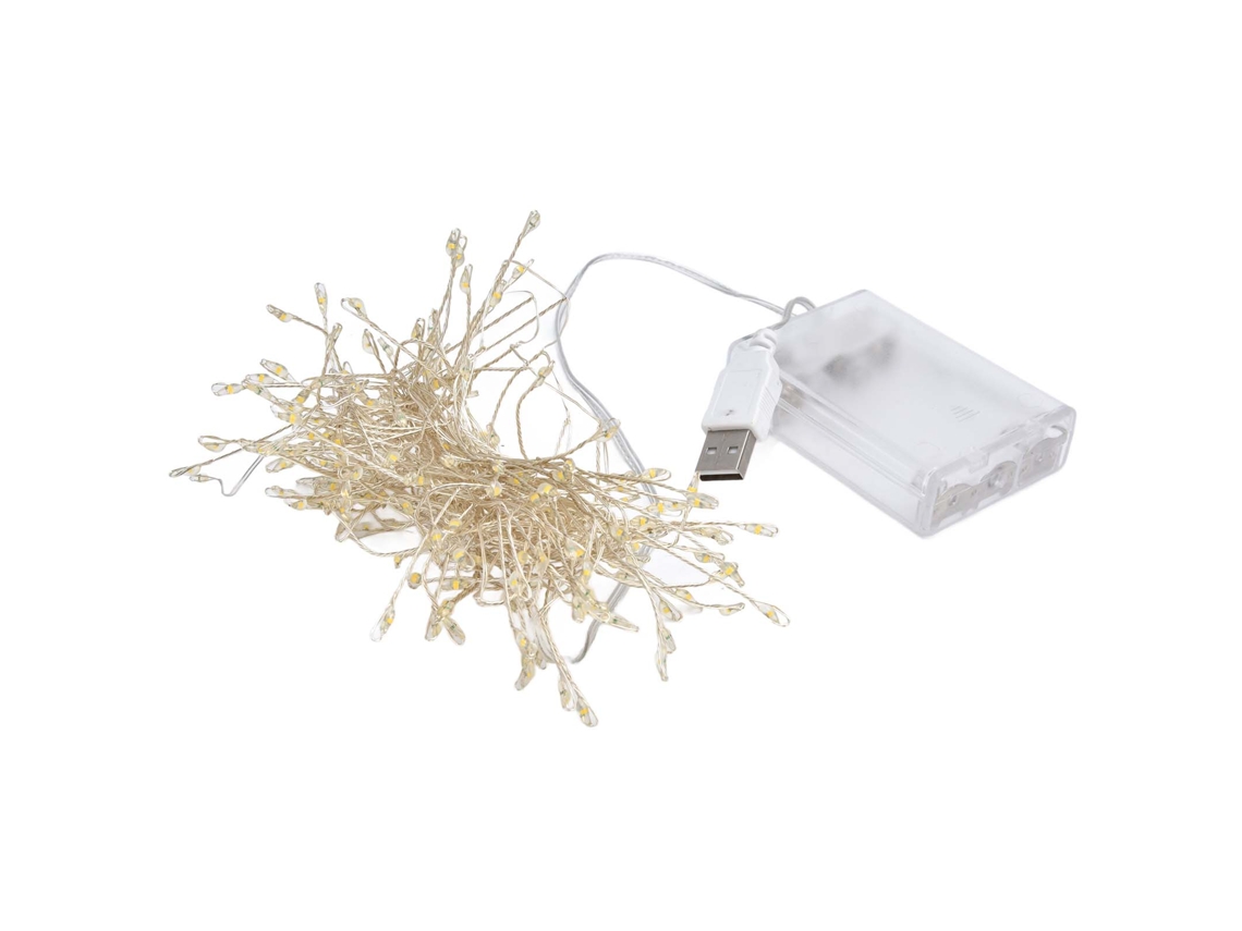 2026 luz de Alambre de Cobre com 200 Led, Usb, Lâmpada Decorativa Multifuncional para Casa e Quarto Impermeável