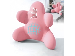 Lurelia Almofada Lombar Para Cadeira E Carro Portátil Ergonómico Respirável Lavável Rosa