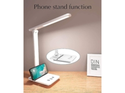 Candeeiro De Mesa Led Regulável Com 3 Modos De Brilho De Luz Ajustável Porta Usb*