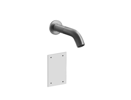 Conjunto GESSI 316 Cesello Pronto a Instalar para Misturadora Monocomando de Lavatório Rosetas Simples D65 Mm Bica Até 146-116 Mm Sem Desperdíci