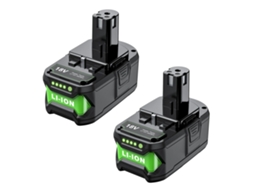 Bateria Recarregável, Capacidade De 8000mah, Tipo Li-ion, Compatível Com Ryobi, 2pcs 8000mah