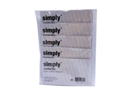 Crachá Com Alfinete SIMPLY 40 X 75 Mm, Pack 5 Unidades