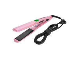Styler Elétrico De Cabelo Portátil Com Pratos Cerâmicos Proteína Vegetal Sensor Automático Rosa