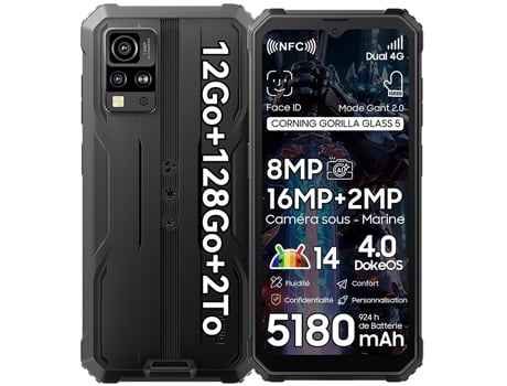 Smartphone BLACKVIEW Bv4800 Pro 6.56'' 12 Gb 128 Gb Preto