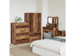 Vidaxl Gabinetes De Armazenamento 80 X 48 X 105 Cm Madeira Antiga