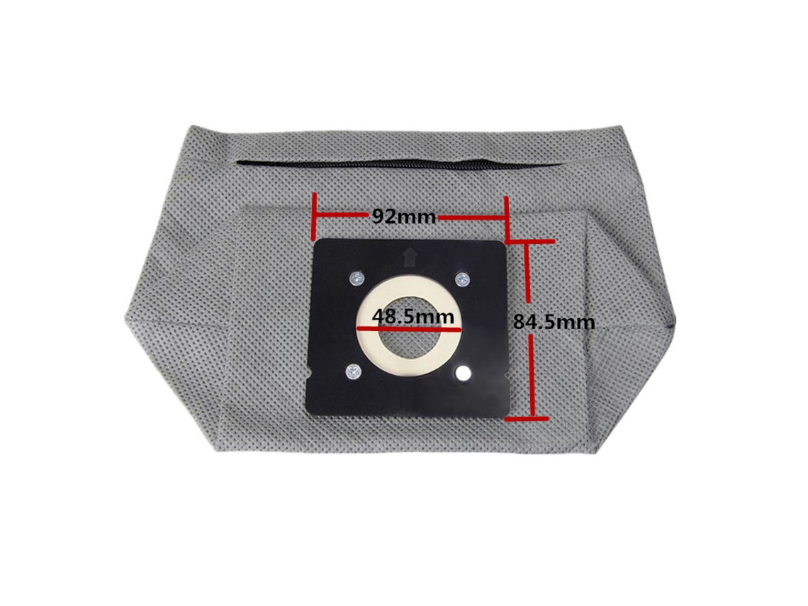 Sacos de pano para aspirador de pó, saco de papel lavável para tefal tw5243ra rowenta zr0032 zr0039 ro2052 ro2033 ro2113