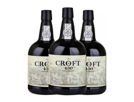 Vinho fortificado CROFT PORT 430 Aniversary Porto (0.75 L - 3 Unidades)