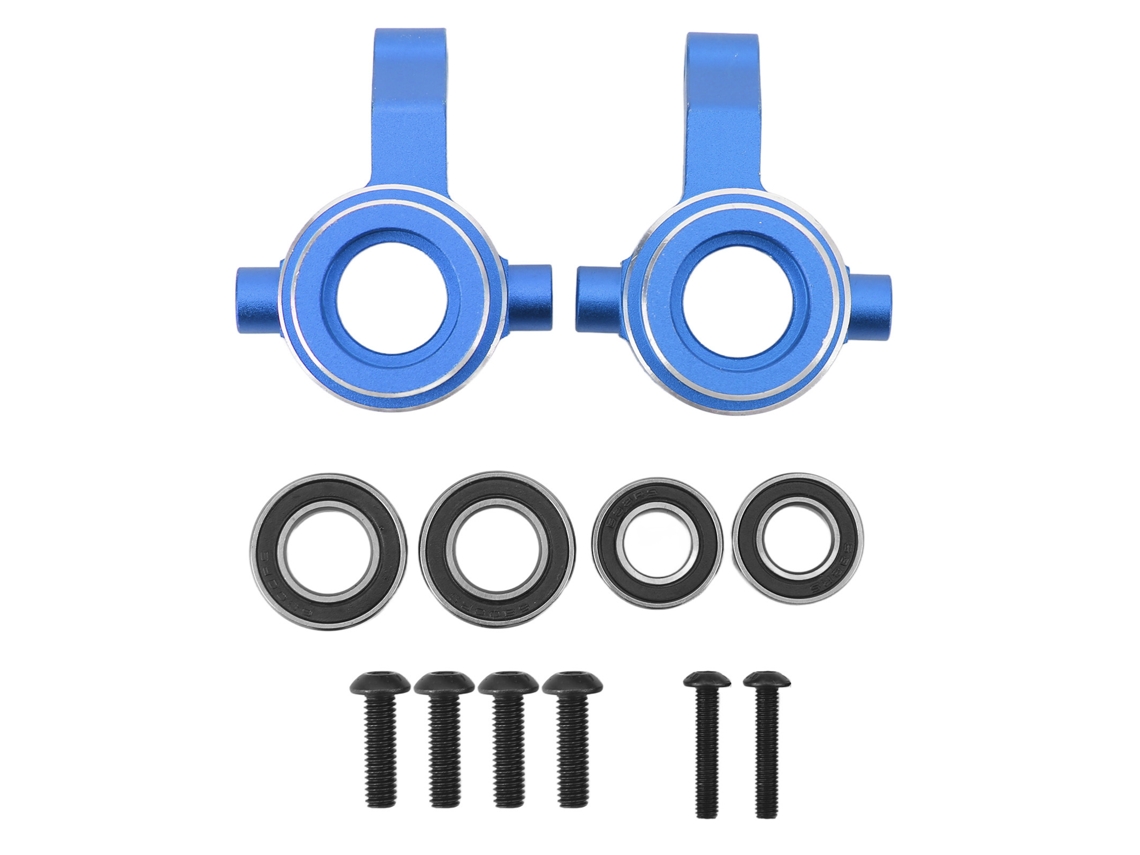 Mali kit de Rolamento de Copo de Direção em Alumínio para Carro Controle Remoto Traxxas Sledg 1/8 4wd Azul