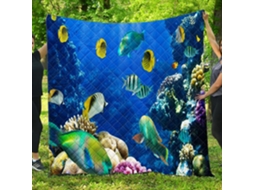 Colcha Acolchoada Fansu Capa de Cama com Estampa Ar Condicionado Conjunto Roupa para Sofá Crianças e Adultos 2