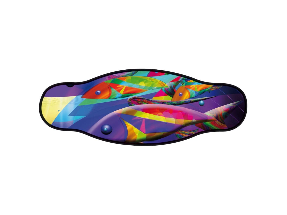 Acessório Mergulho BEST DIVERS Mask strap psychedelic double velcro