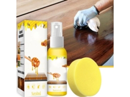 Abelha Cera Spray para Cuidados com Madeira 60ml Abelha Cera Spray para Cuidados com Madeira Pacote de Decoração Natural da Cikonielf