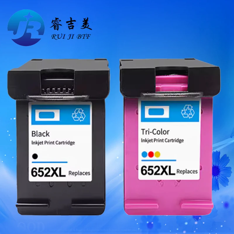 Preto E Cor Nº 652 652xl Para Hp Deskjet 1115 1118 2135 2138 2136 3635 3636 3835 4535 4675 5275