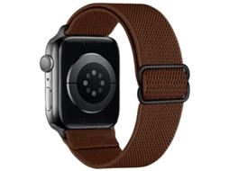 Bracelete Para Apple Watch 42/44/45/46/49mm Marrom Cuich