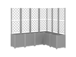 Garden Planter, Garden Planters Vidaxl Cinzeto Polipropileno (160 X 120 X 140 Cm)