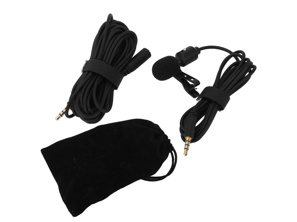 Professional Lavalier Lapel Microphone Cardioid Clip On Lapel Mic For Camera Phone Live Broadcast Interviews LAXISCREED