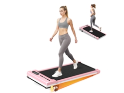 Passadeiras de Corrida RACINGREAT Velocidade Máx 8Km/H com Controlo Remoto Et Ecrã Lcd- Superfície de Corrida 95X38.5Cm Rosa para Principiantes