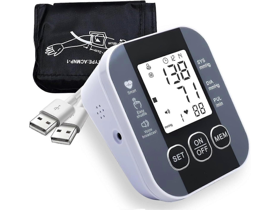 Monitor De Pressão Arterial Grande Manguito Máquina De Pressão Arterial Monitor Médico Bp Braço Superior Bp Manguito