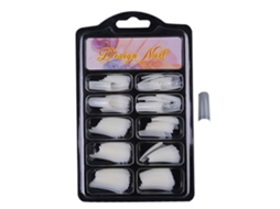 100pcs Unhas Falsas De Meia Capa Para Artesanato De Unhas 06 - Transparente/natural
