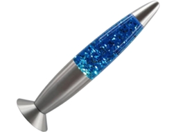 Luminária Noturna Mipcase Azul Com Glitter Para Quarto Abajur
