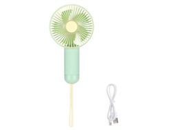 Ventilador Portátil de Mão Ys2103, 3 Velocidades, Verde | S/MARCA
