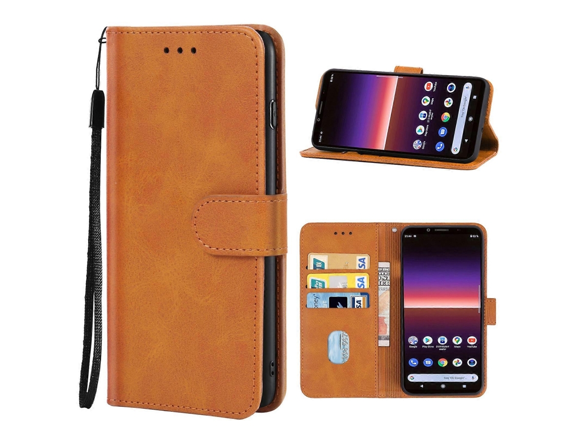 Capa De Couro Para Celular Sony Ericsson Xperia 10 Ii