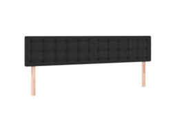 Headboard, Headboards Vidaxl Preto Couro Artificial (200 Cm)