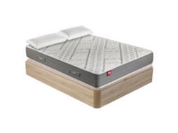 Pack Sommier Com Arrumação + Colchão De Casal Viscoelástico Pikolin Elan (140x190 Cm - 65 Cm Altura)