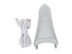 Lâmpada Uv Mini Para Unhas Com Iluminação De 180 Graus 3 Velocidades Secagem Rápida Para Esmaltes De Unha Prata